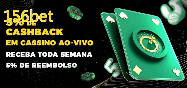 Promoções do cassino ao Vivo 156bet